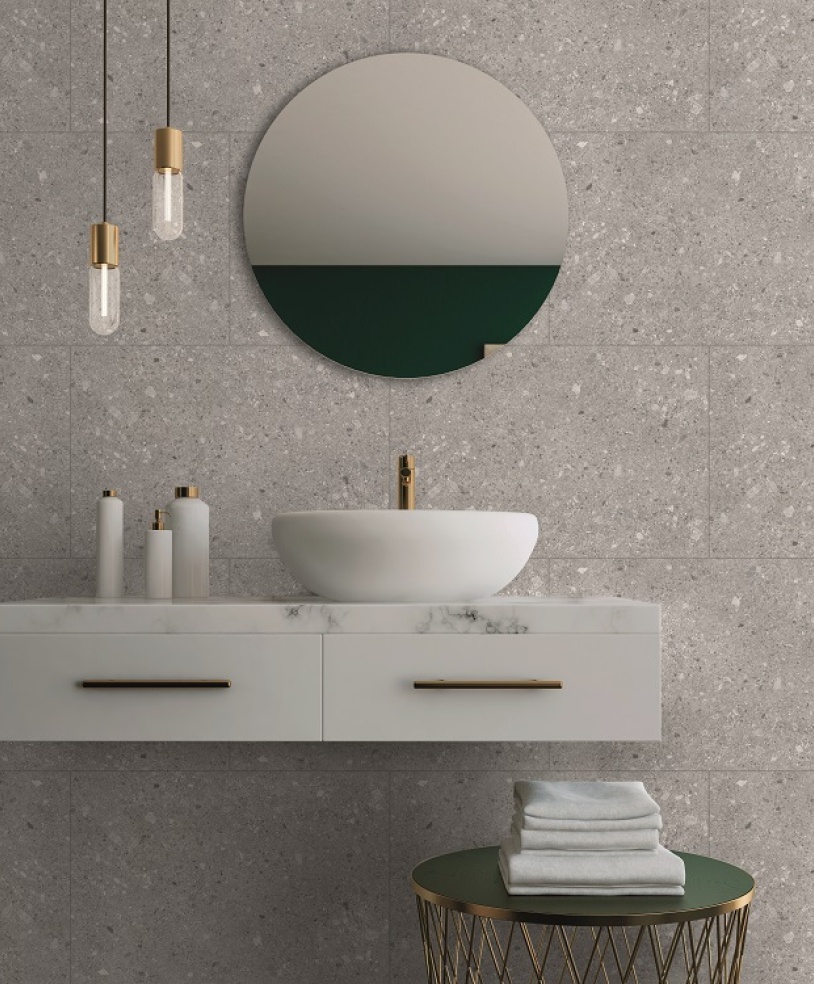 Dumawall+ wandtegel Ceppo di grey