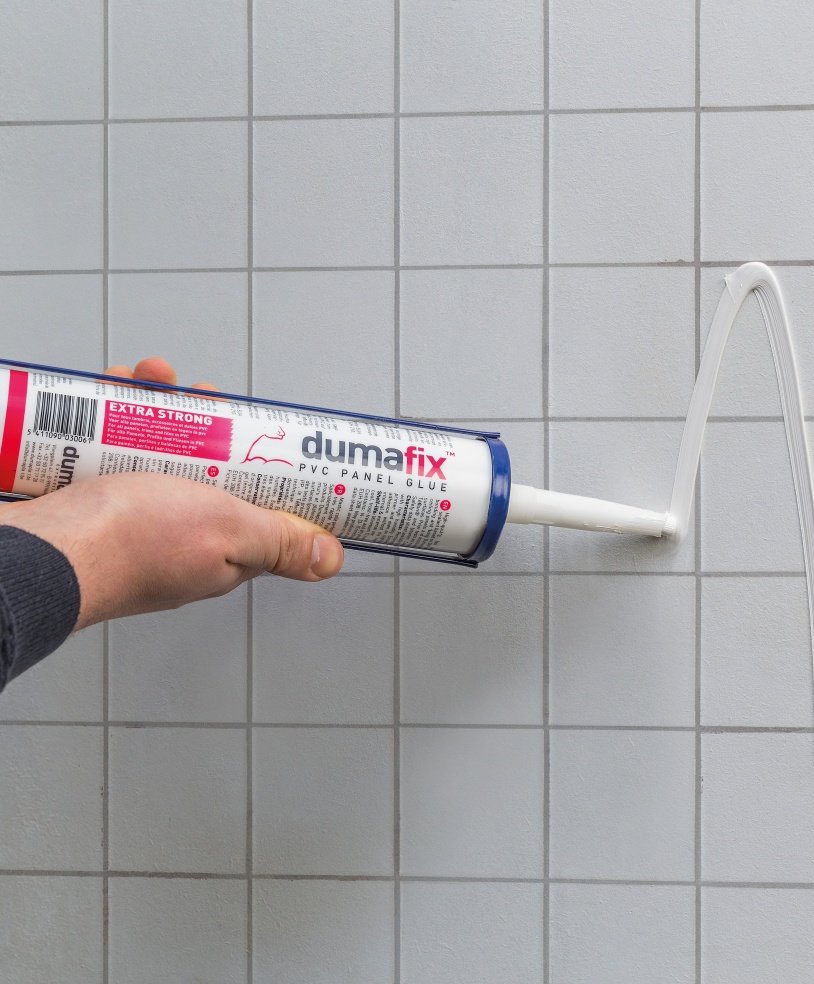 Dumawall multifix lijm aanbrengen